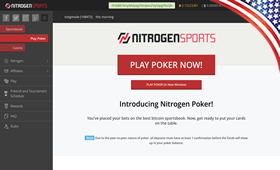 Nitrogen Sports BTC Poker